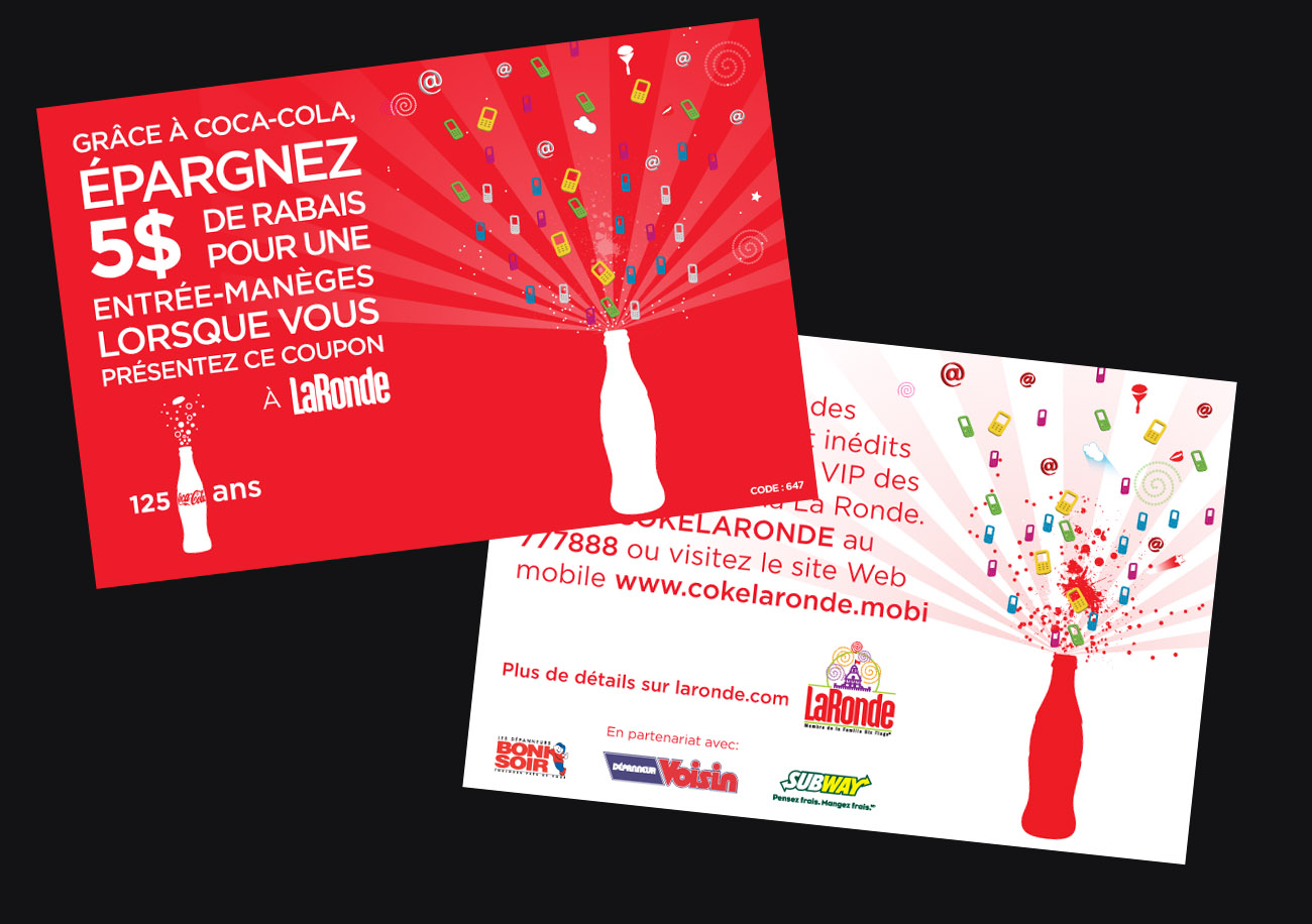 Coupon Coke/ La Ronde