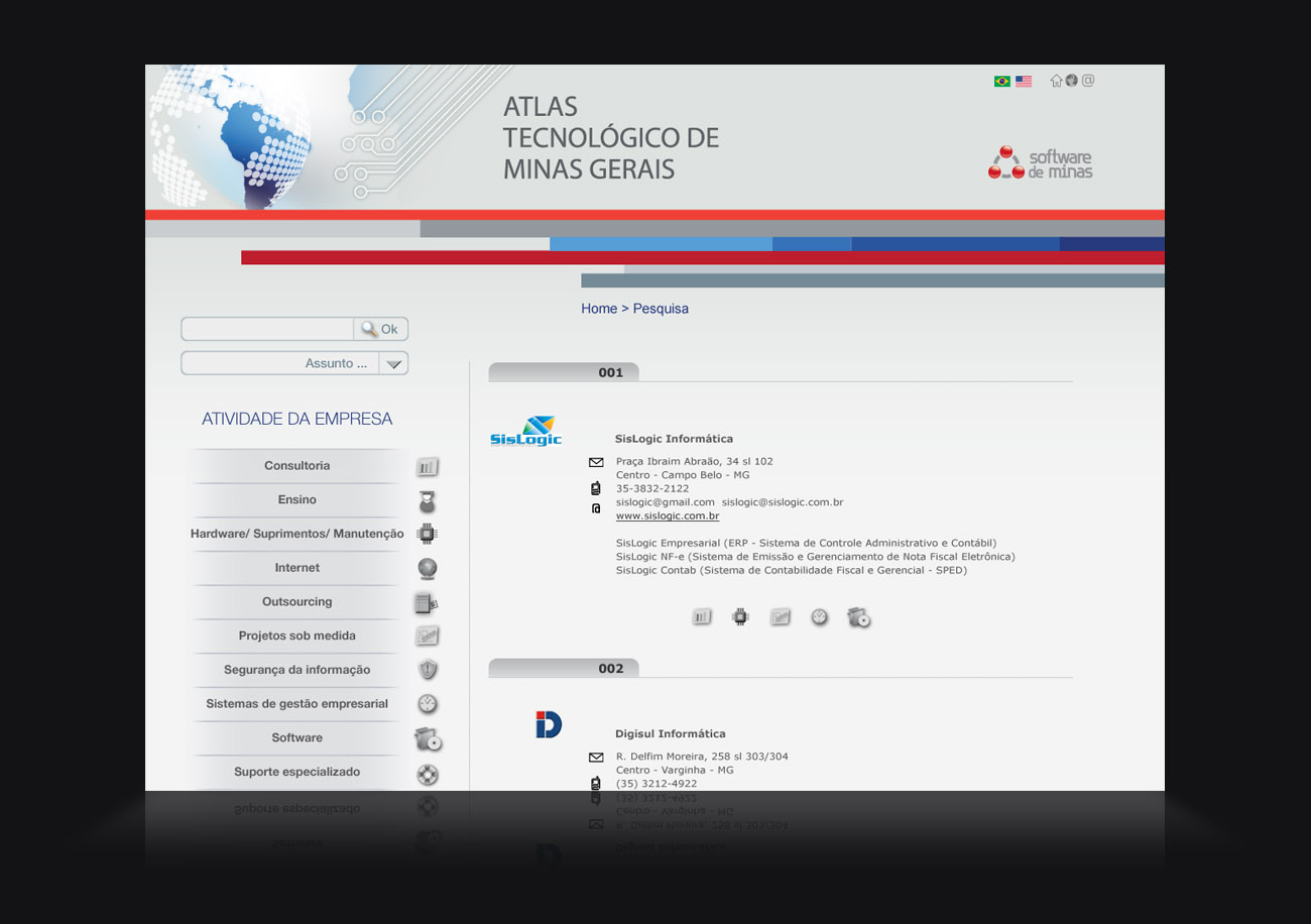 Atlas Tecnol�gico de Minas Gerais